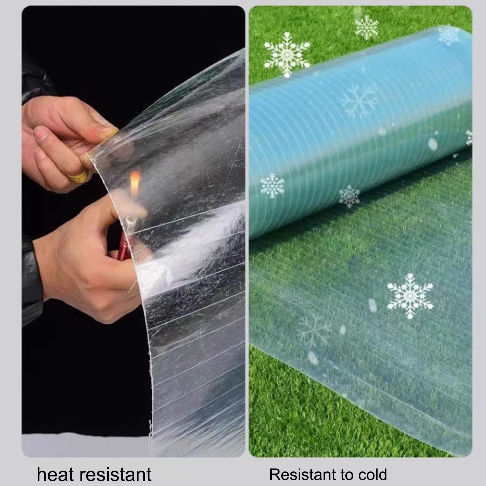 Láminas de Policarbonato Planchas Impermeable Transparente,Placas Resistentes a los Rayos UV,Panel para Exteriores,Invernaderos,Techos,Fácil de Doblar y Cortar,Personalizable (0.6*5m)