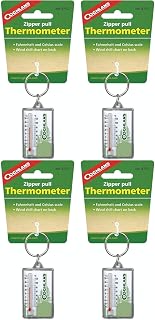 Coghlan's Zipper Pull Thermometer, ℃ and ℉ (4-Pack)