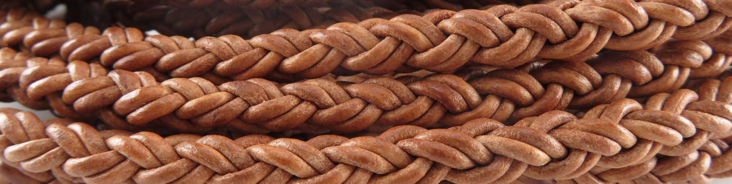 Cordon En Cuir Véritable Brun Rétro 1 Mètre, Cordon Rond Plat Pour Bricolage Collier Bracelet Bijoux Cordon 3 5 8 10mm