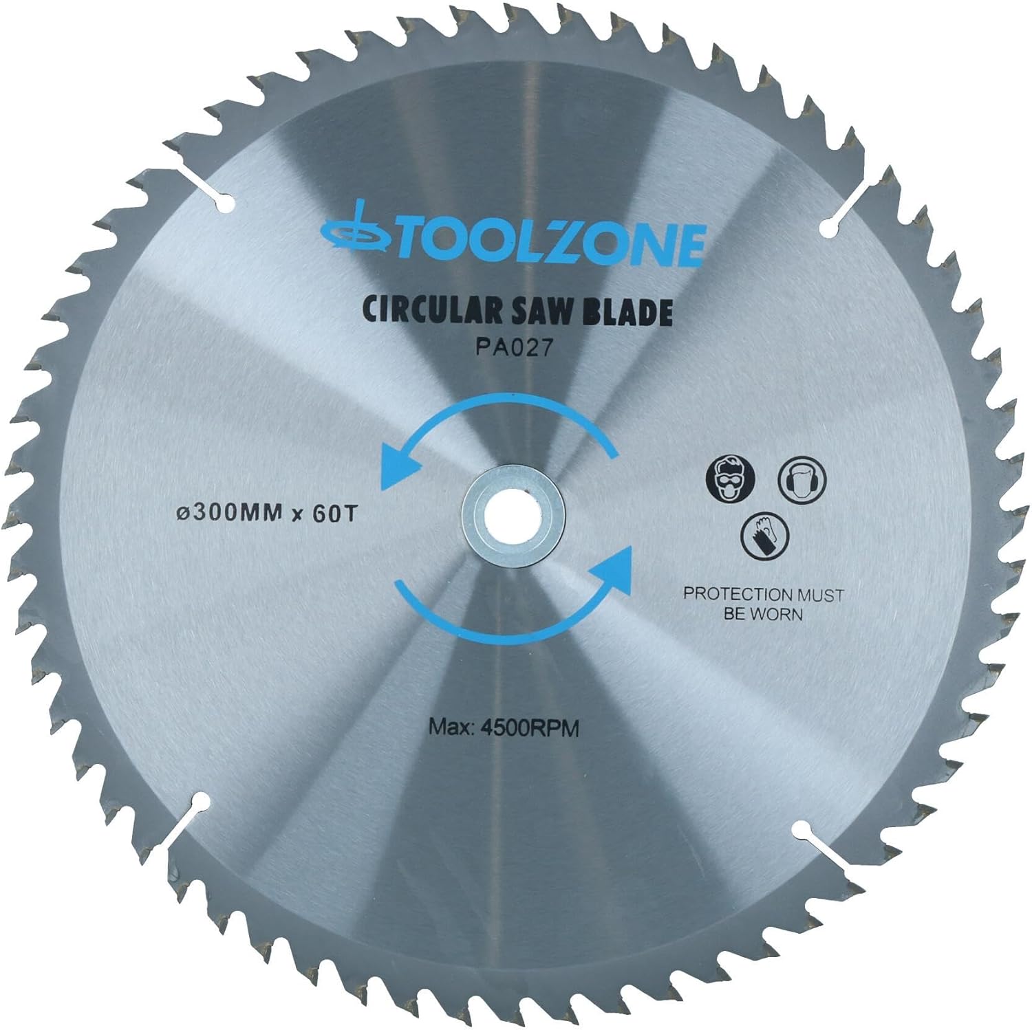 2pc 300mm x 30mm TCT circular saw blades 40 and 60 teeth with adapter ring TE517