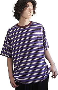 PHEENY パイルボーダーT / ナチュラル PHEENY/PILE BORDER S/S(IVORY)