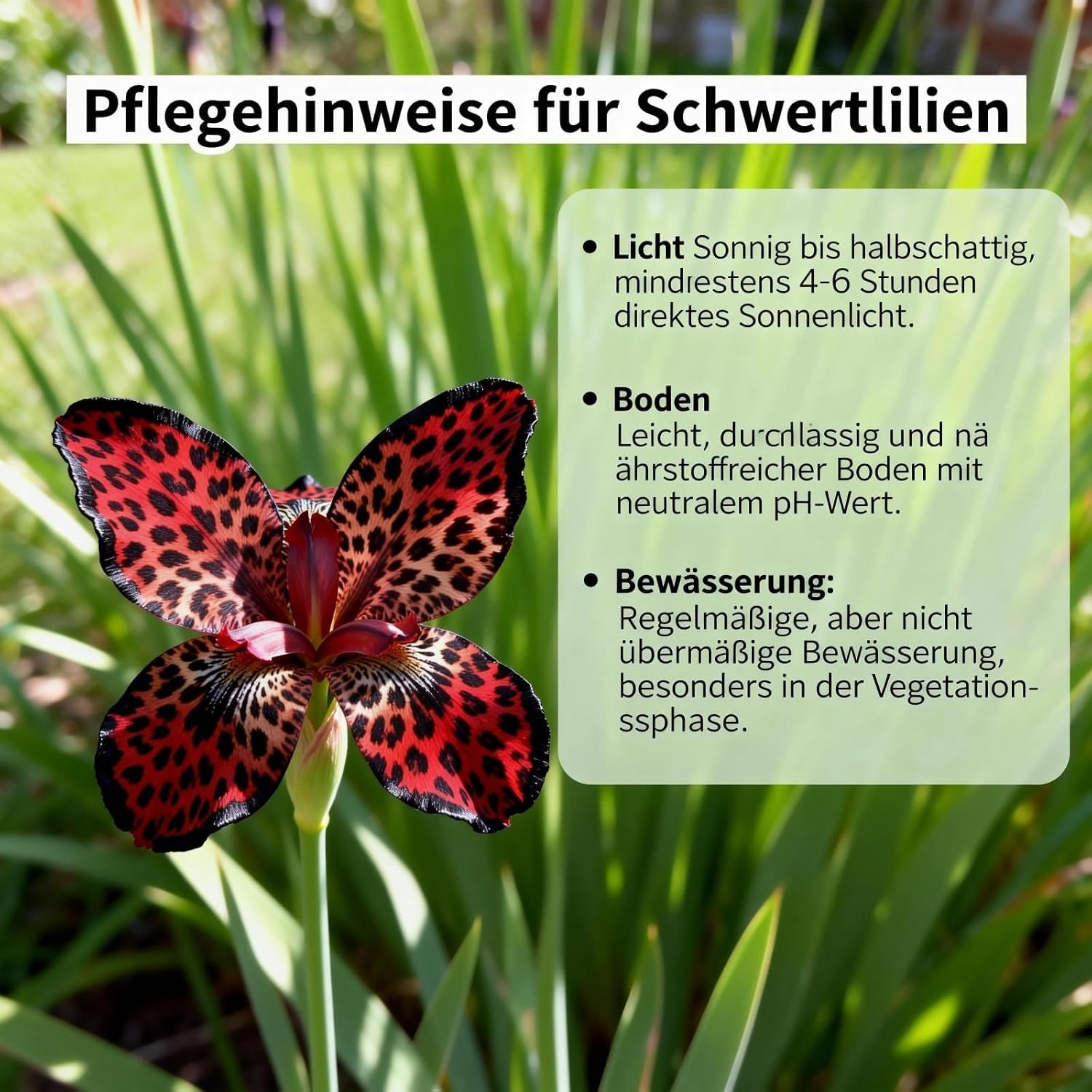 Iris, im Herbst gepflanzt, blühen im Frühjahr, sind kälteresistent und mehrjährig-4Rhizome-I-15zwiebeln-C
