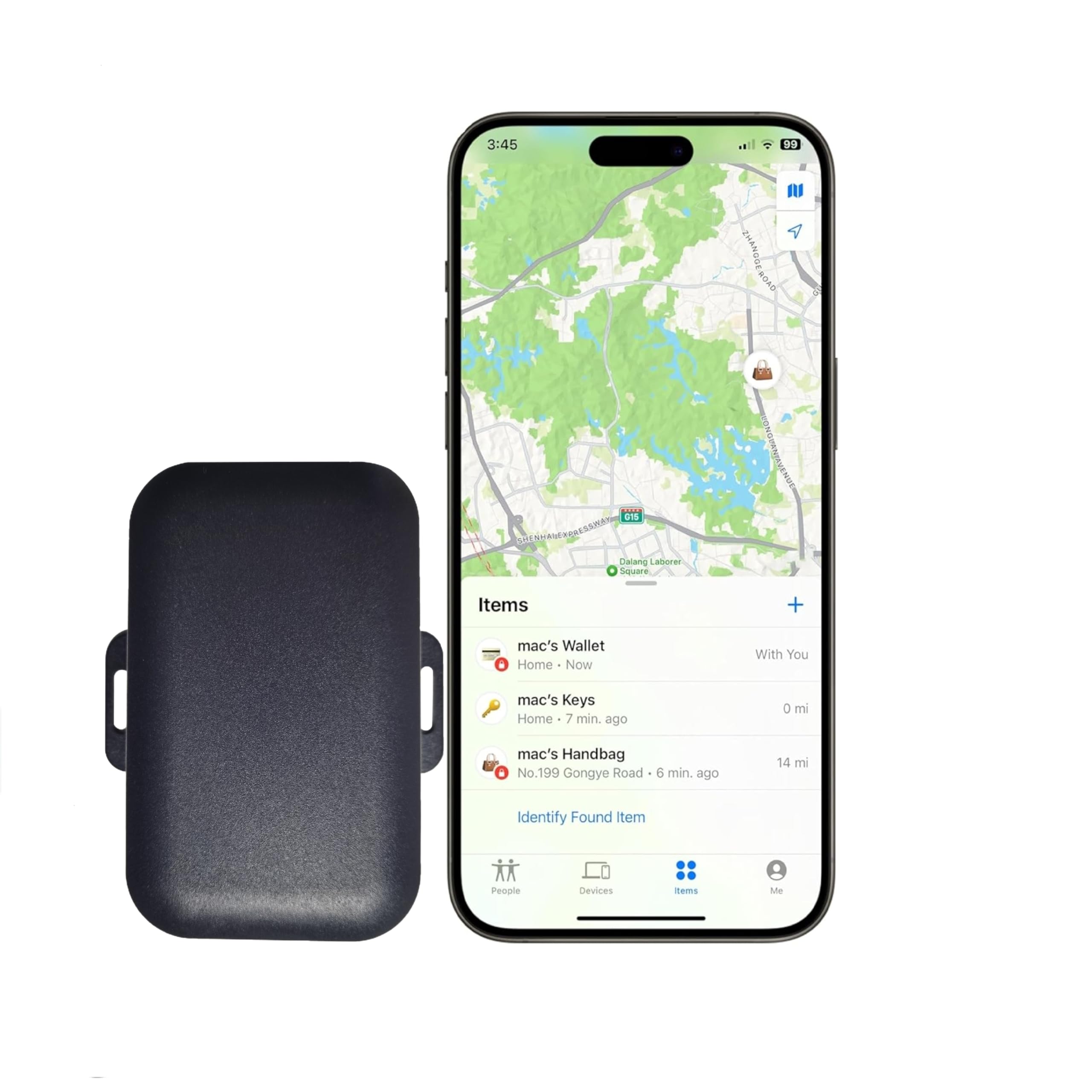 10 Years Long Life Battery Item Finder Tracker Locator no Monthly fee no Subscription no sim for Vehicles car ebike Truck Luggage School Bag and Other Movable Items
