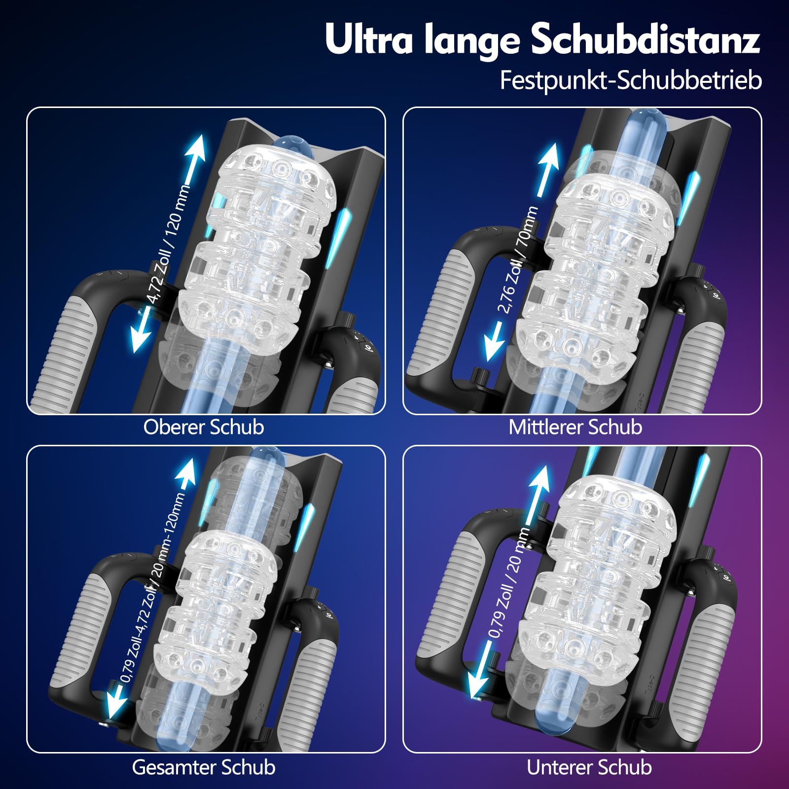Elektrischer Masturbator Masturbieren für Männer Taschenmuschi - Sex Spielzeug für die Männer mit Telefonständer und faltbarem Griff, 12 cm Telescopic, Masturbator Männer Sex Sexspielzeug Sex Toys