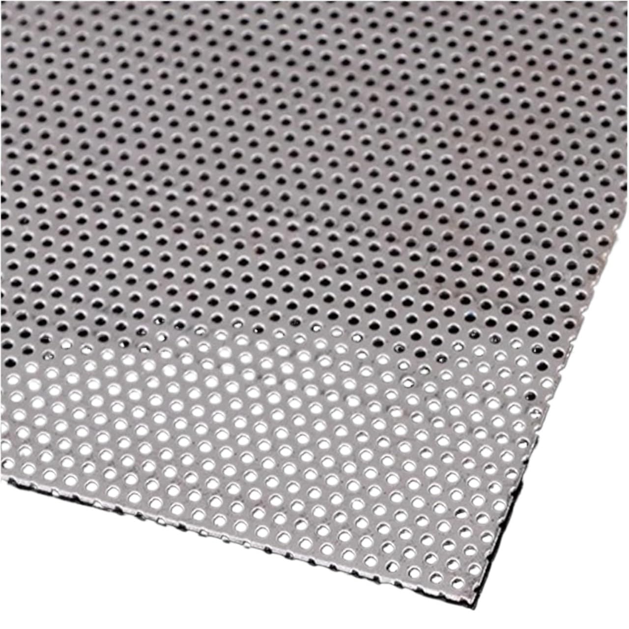 Scmyzlyd 5Mm Mesh 1Mm T Perforated Metal Sheets, 304 Stainless Steel Expanded Metal Mesh Perforated Sheet 4-10Mm 1-2Mm Multiple Sizes(,25X25cm)