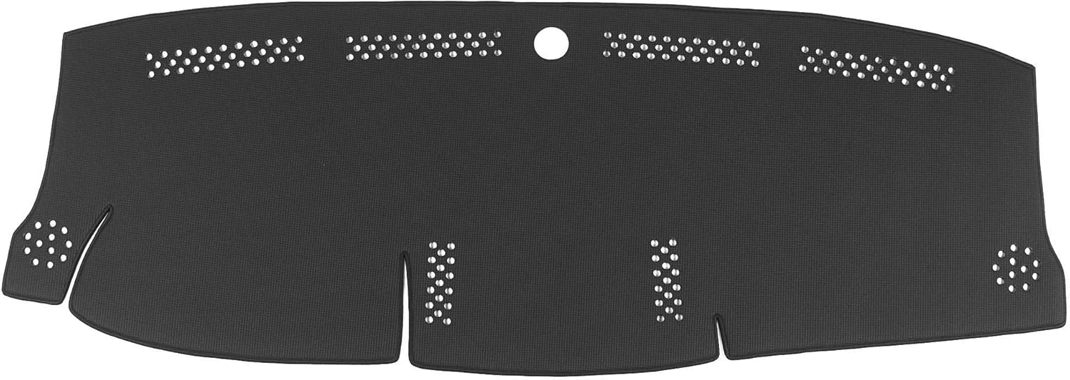 WellVisors Black Dash Mat Dashboard Cover Compatible with Ford 2019-2023 Ranger