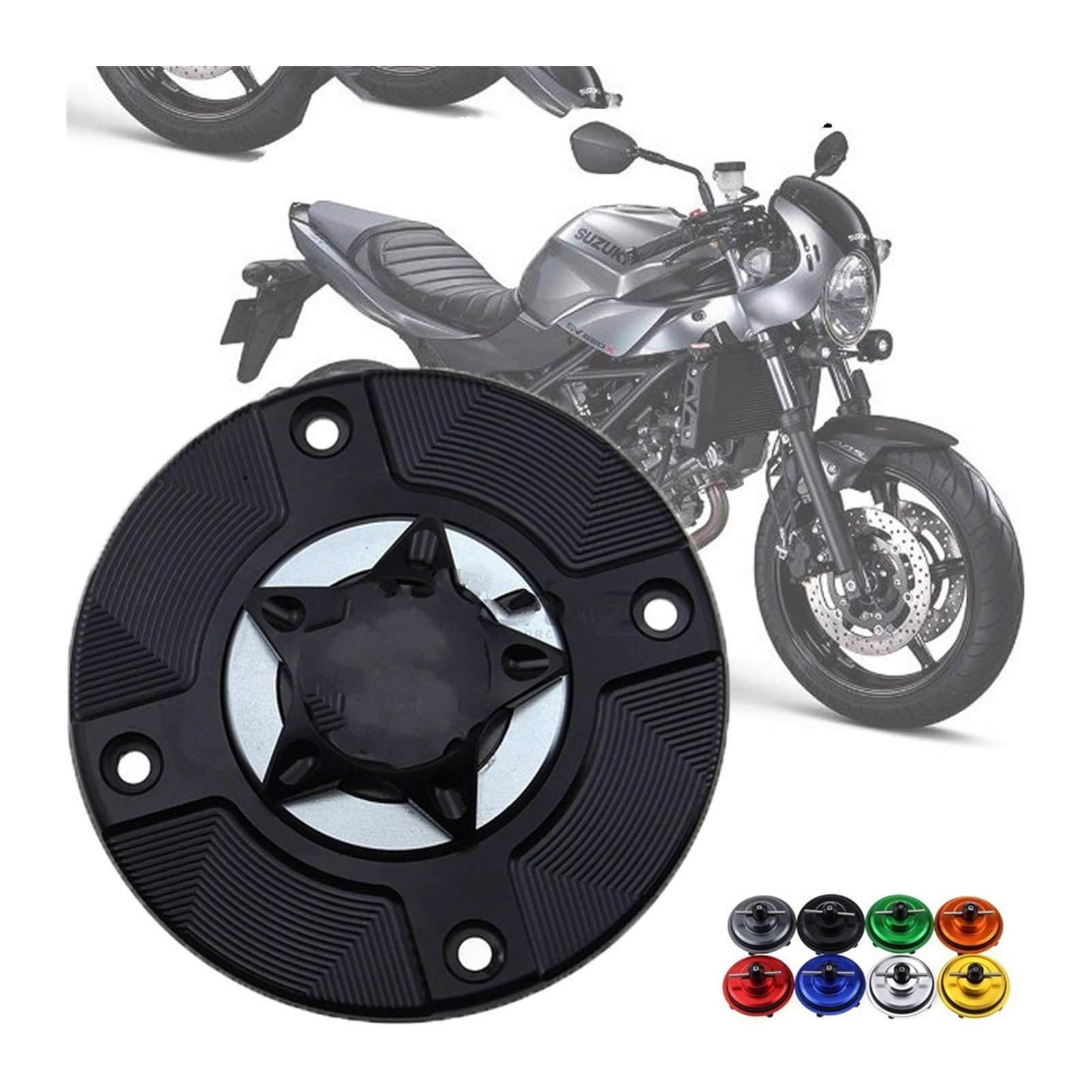 Keenso Bouchon Du Réservoir De Verrouillage, Couvercle De Bouchon De Réservoir De Carburant Avec