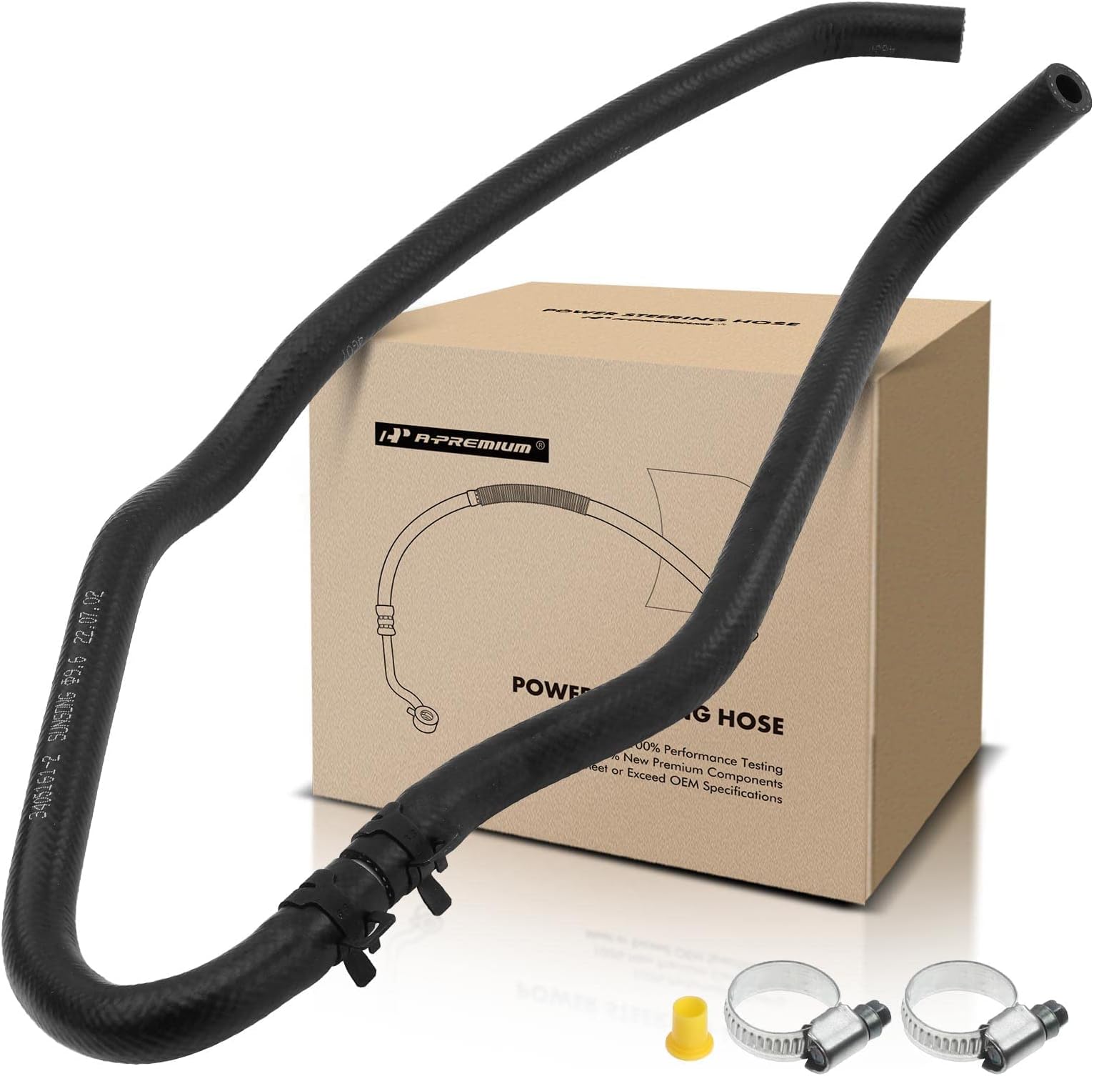 A-Premium Power Steering Hose Return Hose Line Assembly Compatible with Honda CR-V CRV 2002-2006 Element 2003-2011 2.4L Gear To Pipe