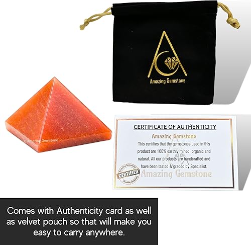 Miniatura 361 de Amazing Gemstone White Agate Snow Quartz Pyramid Crystal Healing Stones - 1" Great Pyramid Figurine of Natural Stone Pyramid for Meditation, Reiki