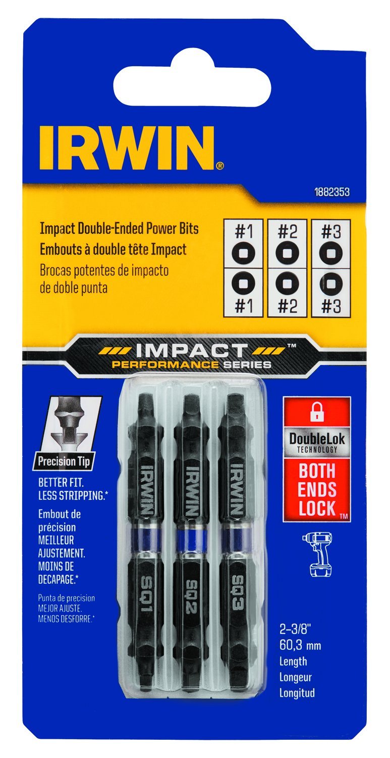 Power Bit IRWIN Tools Impact Performance 1882353 embout de vissage double