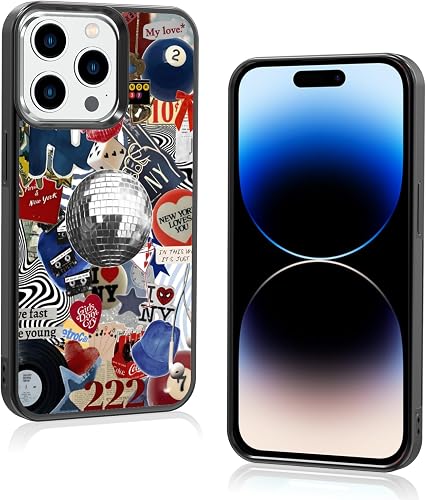 Axulimin Cute Trendy New York Coquette Collage Aesthetic Phone Case for iPhone 1