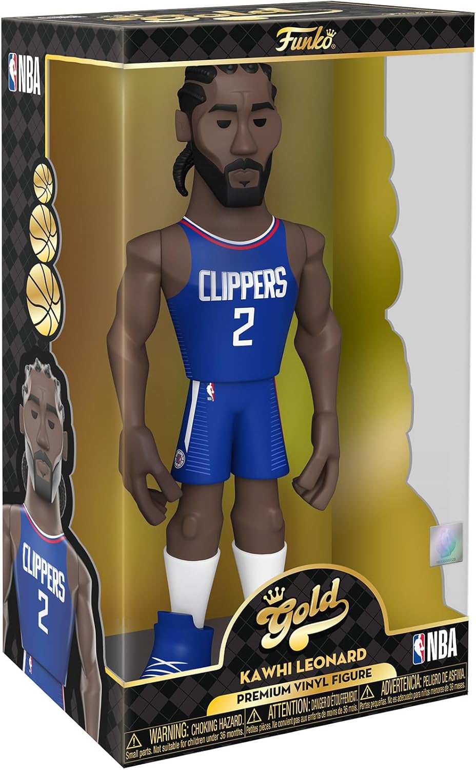 Funko LA Clippers NBA Gold 12 Inch Vinyl Figure | Kawhi Leonard