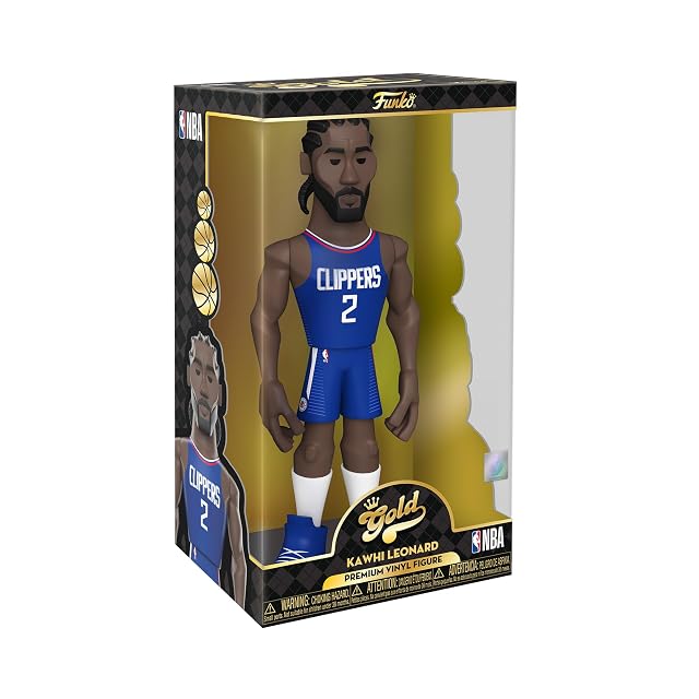 Gold 12" NBA: Clippers - Kawhi Leonard - 1/6 Odds for Rare Chase Variant