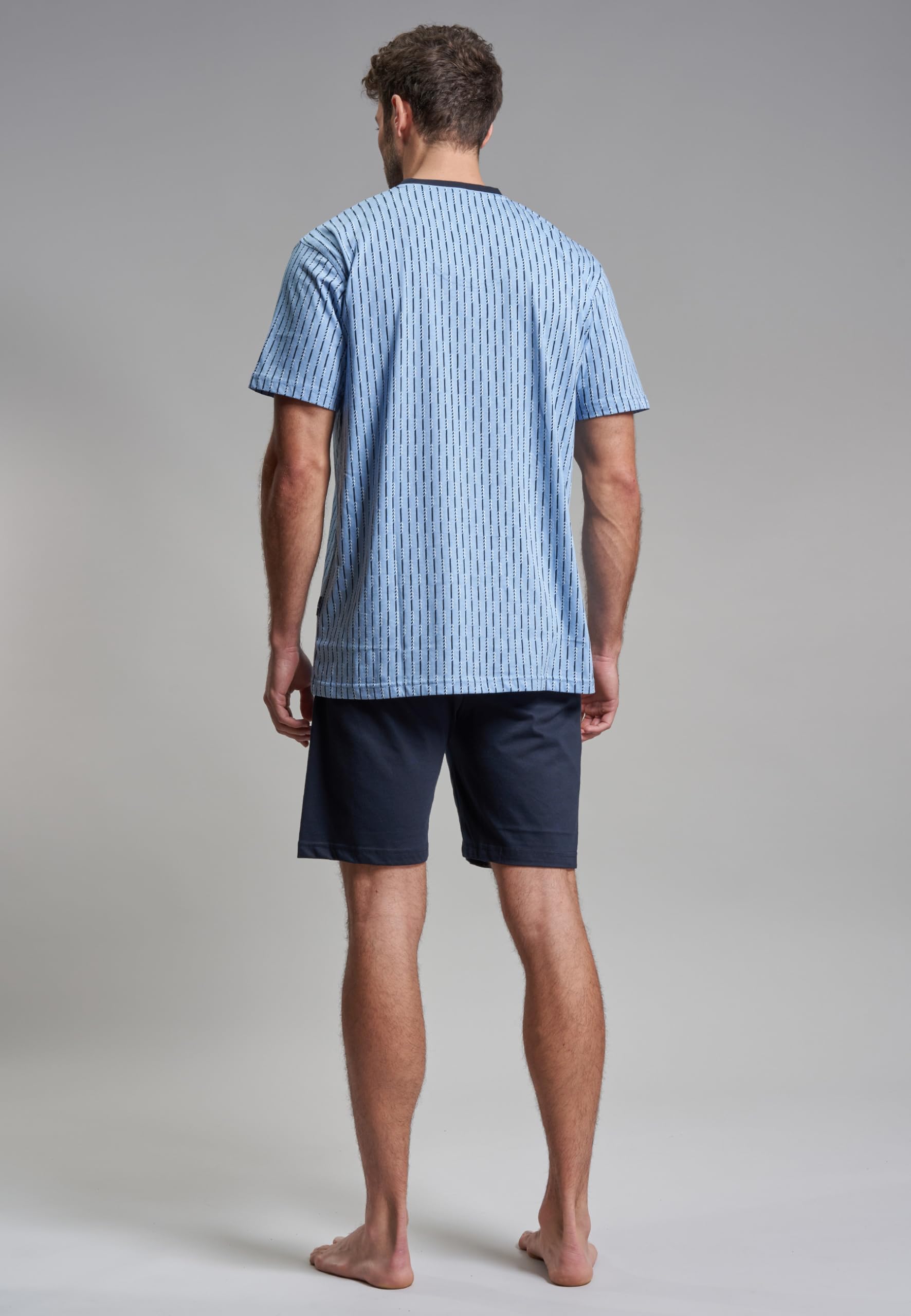 Götzburg Herren Shorty blau bedruckt 1er Pack