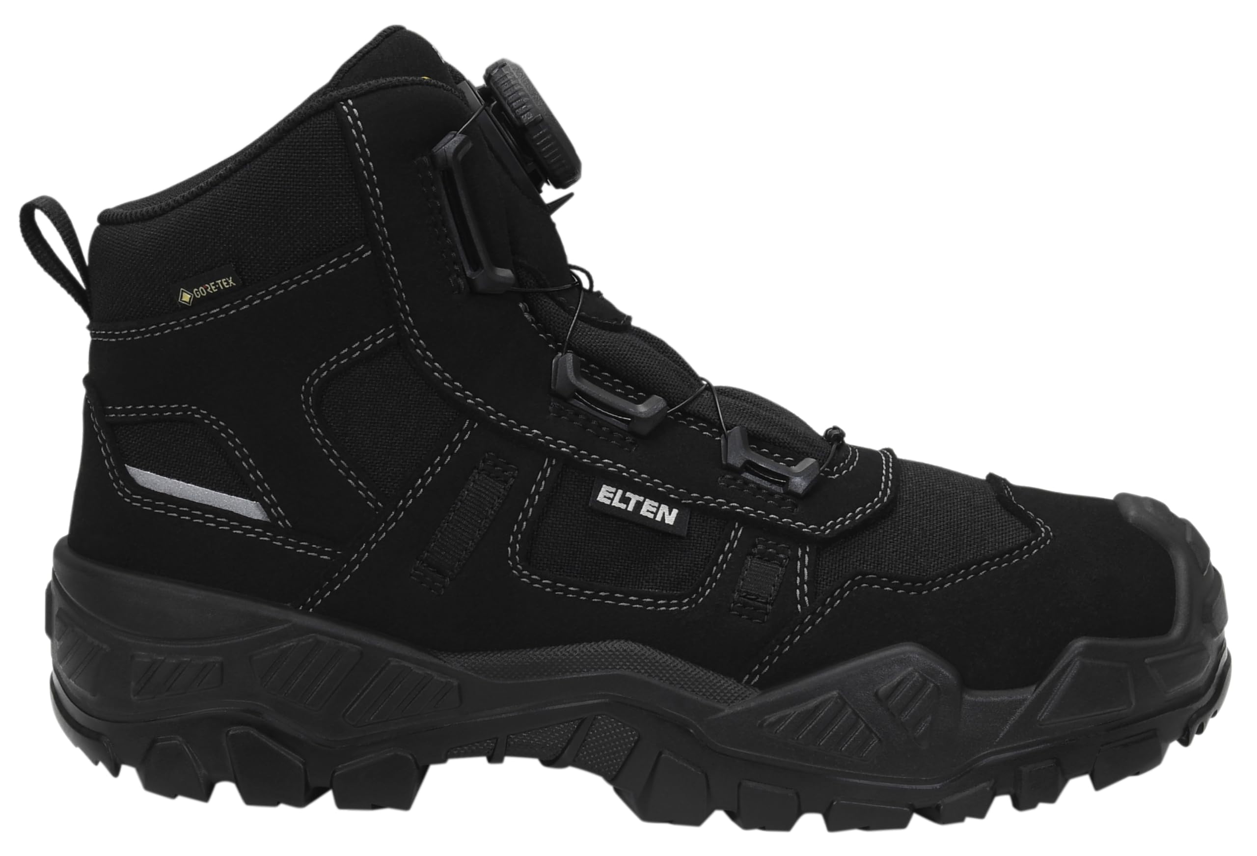 ELTEN Mike Boa® Gtx Black Mid Esd S3s CI Zapato industrialUnisex adulto