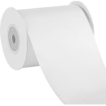 LIUYAXI White Double Face Satin Ribbon 3" X 10 Yards, Ribbons Perfect for Crafts, Gift Wrapping, Bow Making and More