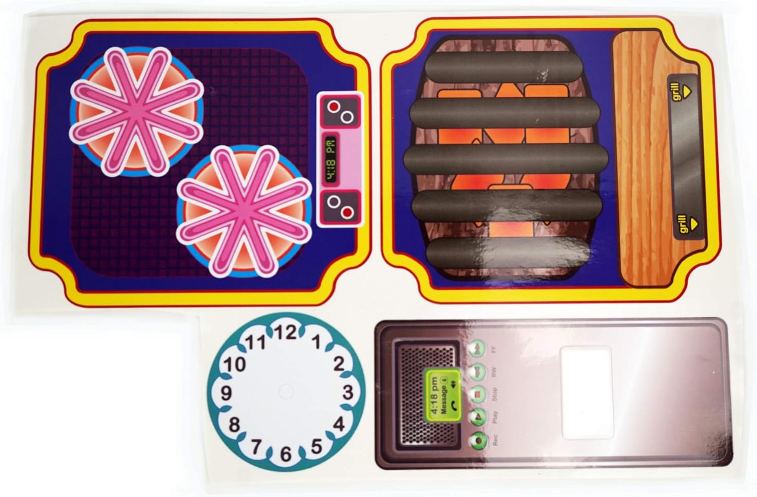 Toy Restore Replacement Stickers Fits Step2 Sweetheart Playhouse Kids House