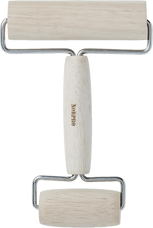 Norpro Wood Pastry/Pizza Roller 4in/10cm Pizza Cutters