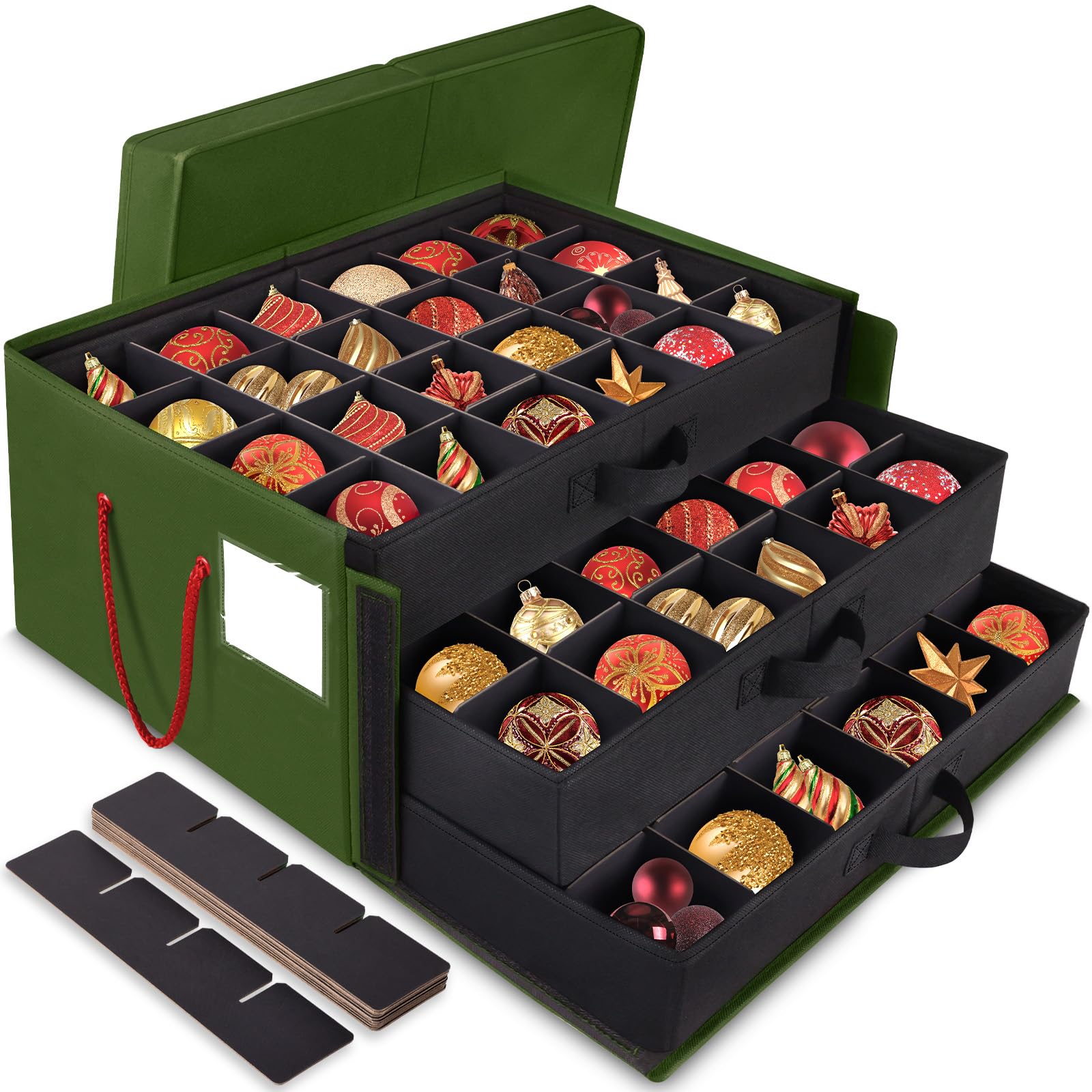Amazon.com: BlessedSeason Christmas Ornament Storage Box
