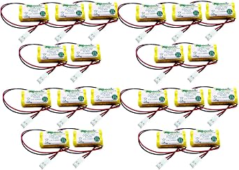 20PC Dual-Lite 12-822,012-0822,12-822E Replacement Battery