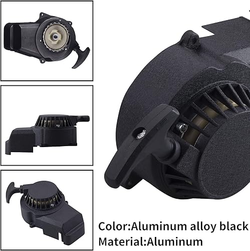 Miniatura 3 de Arrancador de aleación para 47cc 49cc 50cc 2 tiempos Syx Moto Holeshot SSR SX50 Coolster Mototec Demon Xpro Hawk DRX Kids Mini Dirt Bike Apex