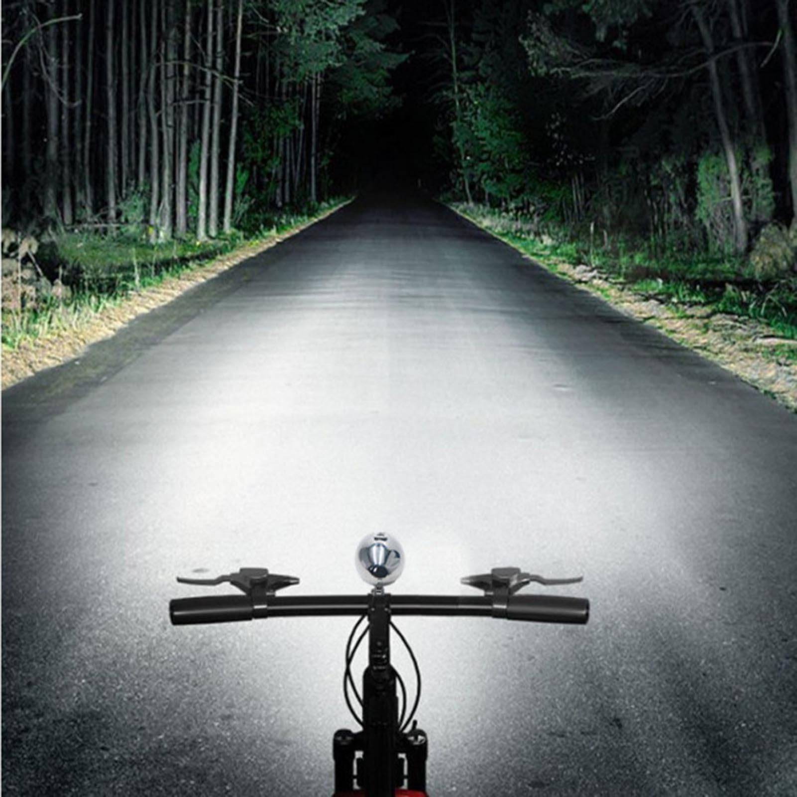 Bright Lightweight Cycling Torch - 3 LED Rechargeable bicycls Headlamp with Bracket Mount – for Night Riding, Classic Lowrider Cruiser Lighting Accessory, durble USB Front Illumination Gear for Road