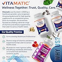 Vista 7 de Vitamatic Cápsulas de corteza de olmo resbaladizo – menta, DGL y extracto botánico de aloe vera – Extracto a base de plantas – Vegano, sin OMG – 180