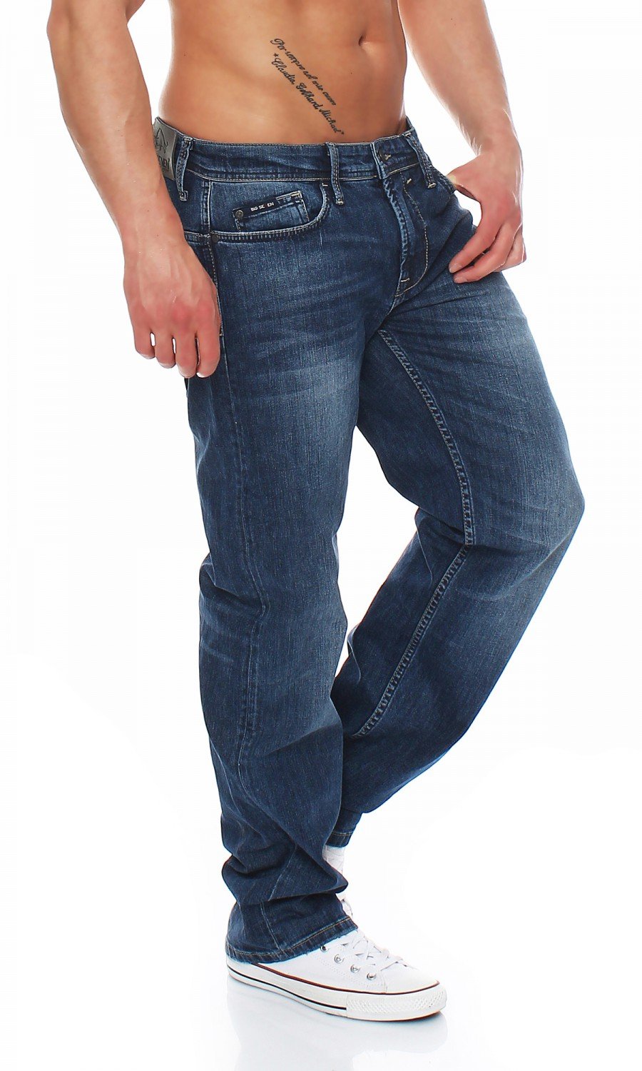 Big Seven Morris Sapphire Blue Comfort Fit Herren Jeans