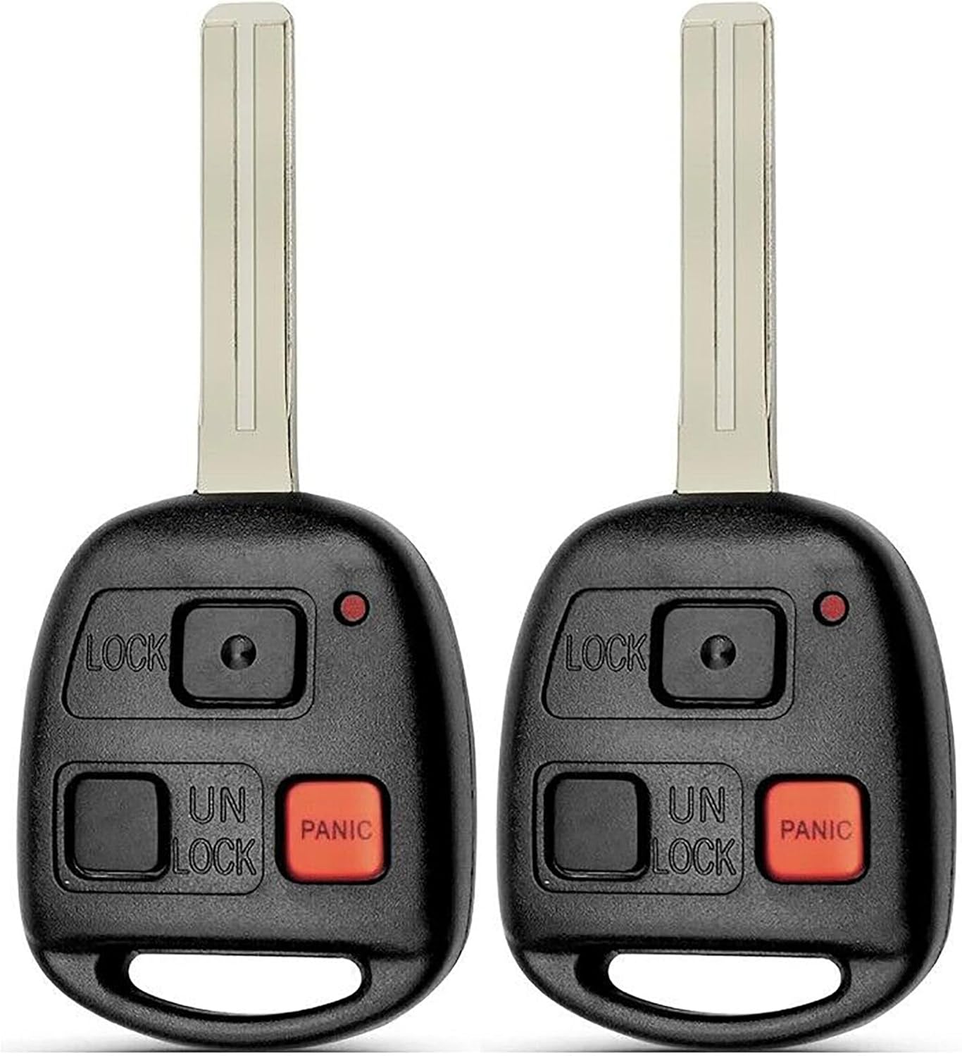 2X New Replacement Key Fob Compatible with & Fit for Lexus Chip 4C (Read Description) - MPN N14TMTX-1-01