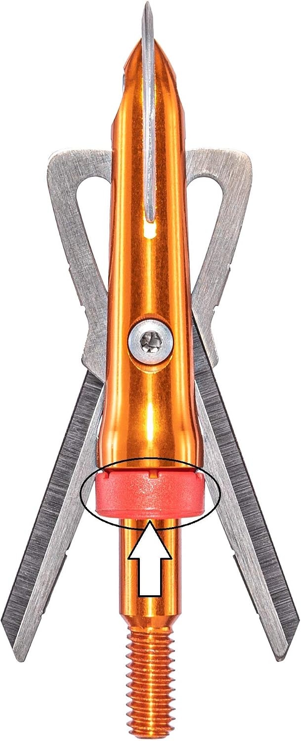 Rage 32700 High Energy Crossbow Shock Collars, Red, 100/125 gr.