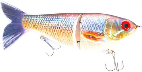 7 "PEDIGREE GLIDER Glide Bait Swimbait Musky Striper Bass Señuelo de pesca Big Multi articulado Shad Trucha hundimiento lento