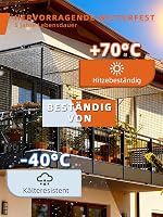 Plasă de Protecție pentru Pisici NieKilig pentru Balcon și Fereastră – Plasă de Siguranță Antimușcătură, Întărită cu Fir de Oțel Inoxidabil, Fără Găurire, 1x3 m 3