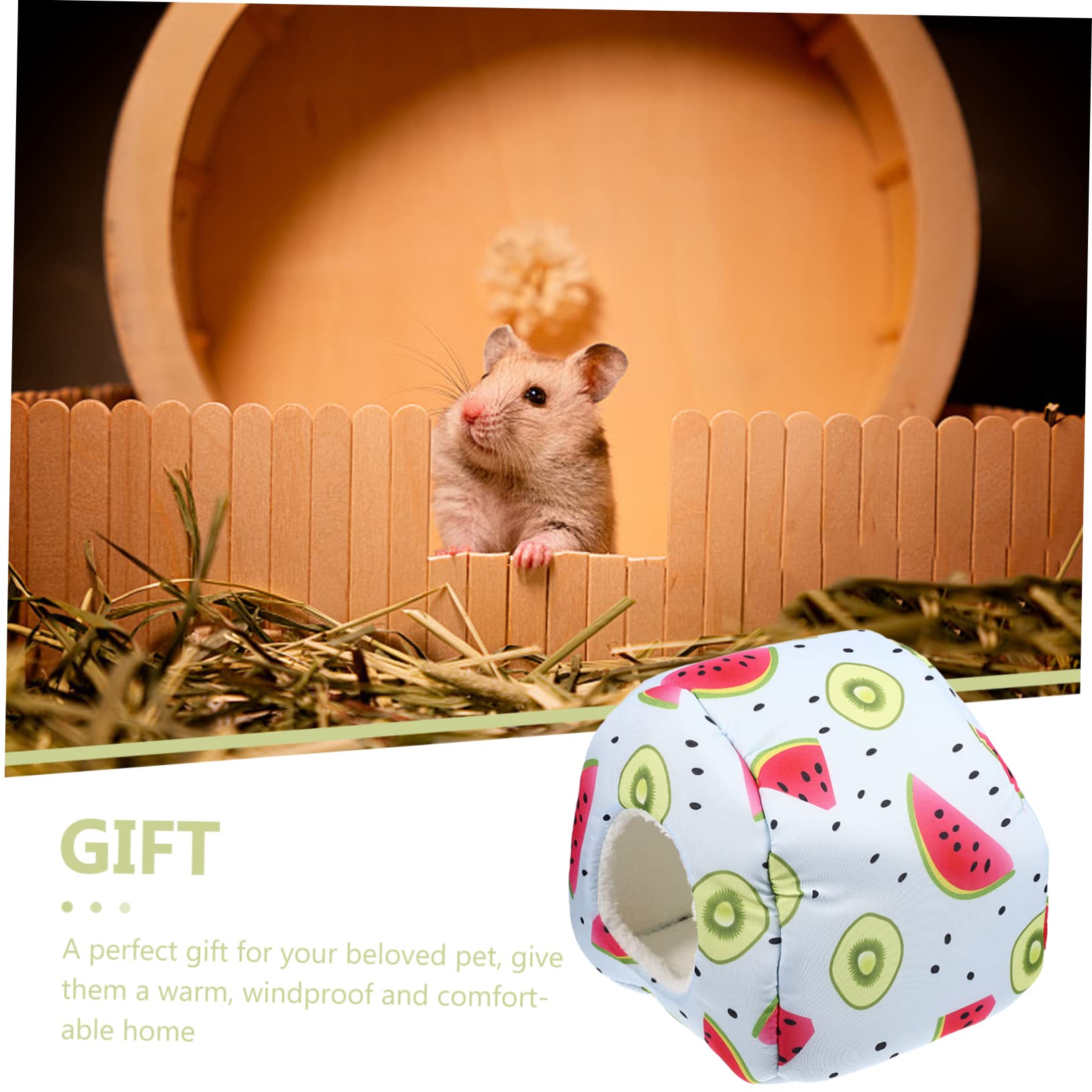 Yardwe 3stücke Kuschelnest Für Kleine Haustiere Warmes Hamsternest Für Meerschweinchen Zuckergleiter Und Andere Kleintiere Und Für Wintertage Weichem