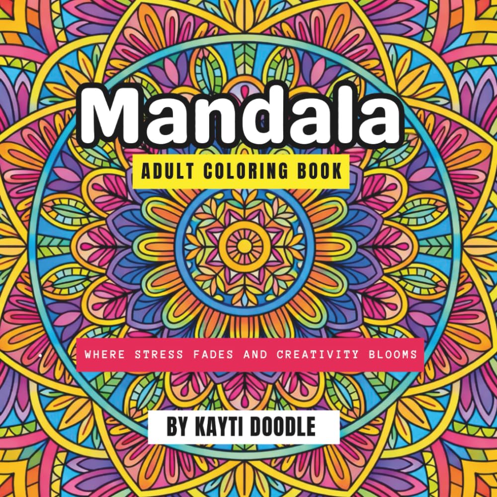Mandala: Adult Coloring Book