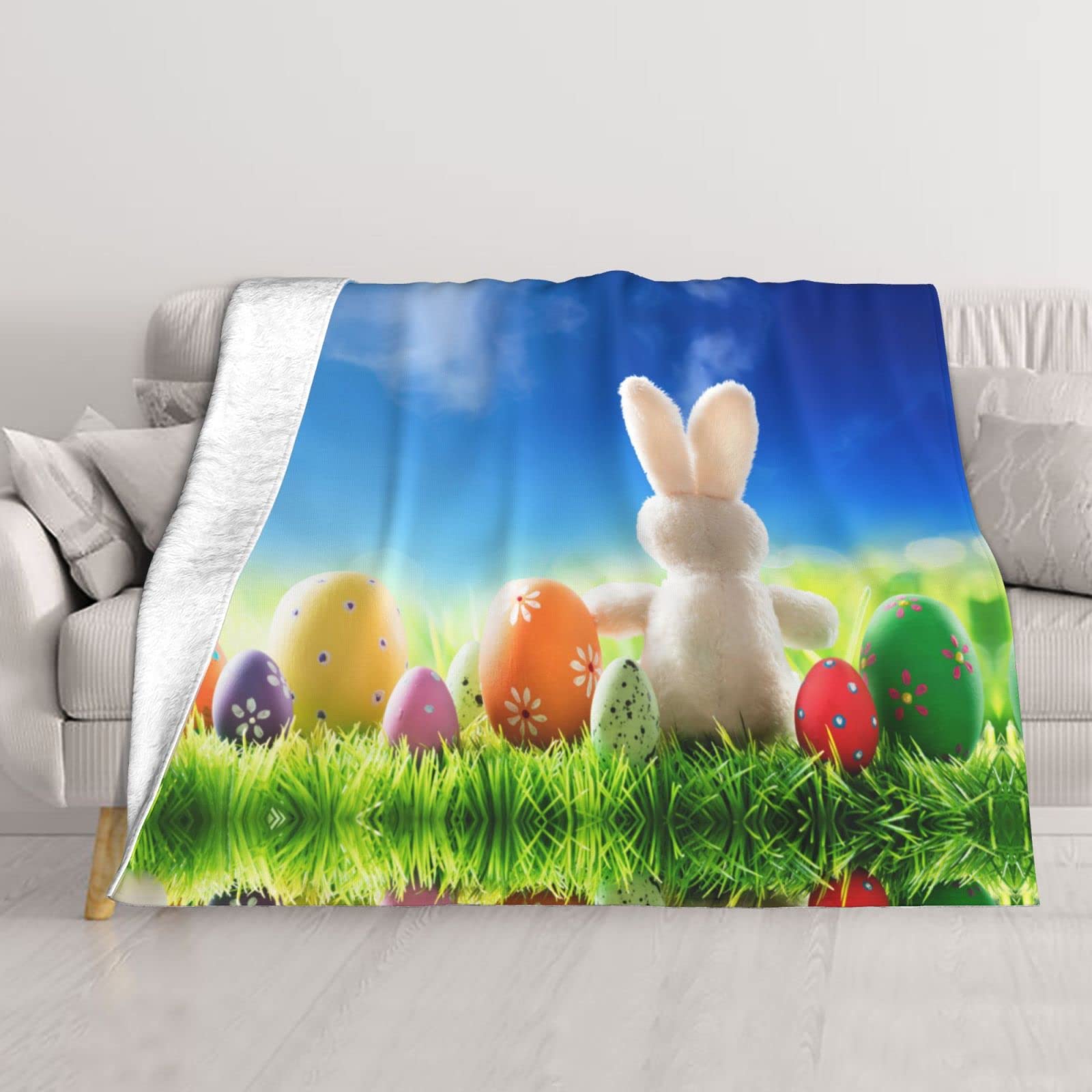 Couverture de climatisation lapin de Pâques pour camping