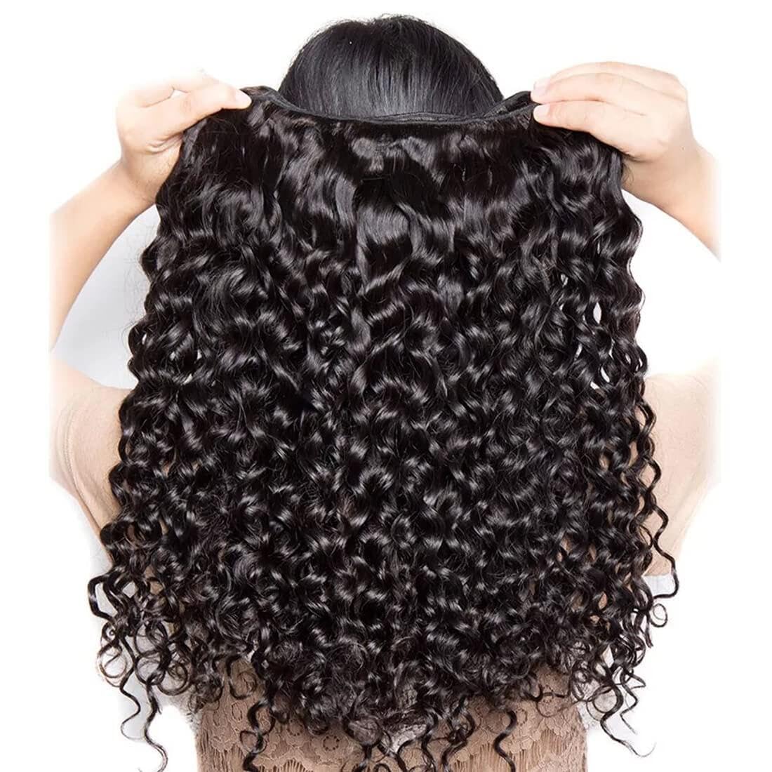 Amazon.com : Releek Human Hair Bundles Deep Water Wave  display picture 1