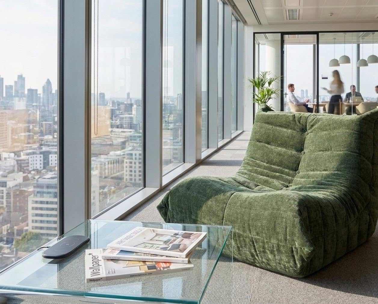 Fond + Found BeanBag Chair Adults Bean Bag Couch for Living Room Bedroom