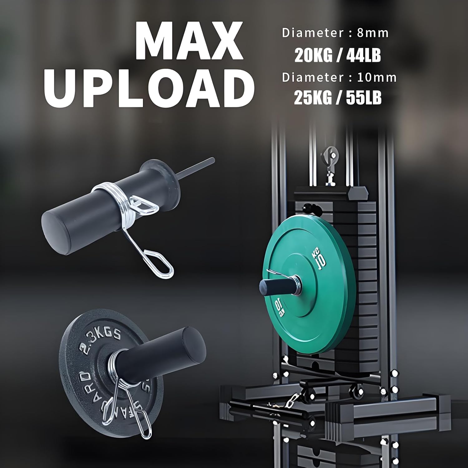 MARLANG Weight Stack Pin for Home Gym and Cable Machine, Weight Stack Extender Pin Weight Pins for Weight Stack Machine
