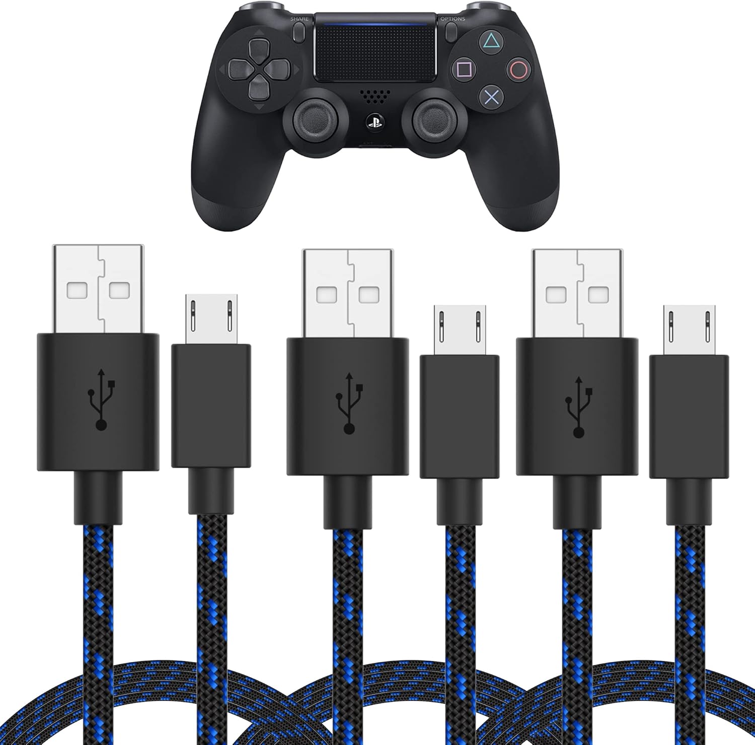 Amazon.com: TalkWorks Micro USB Controller Charger Cable for ...