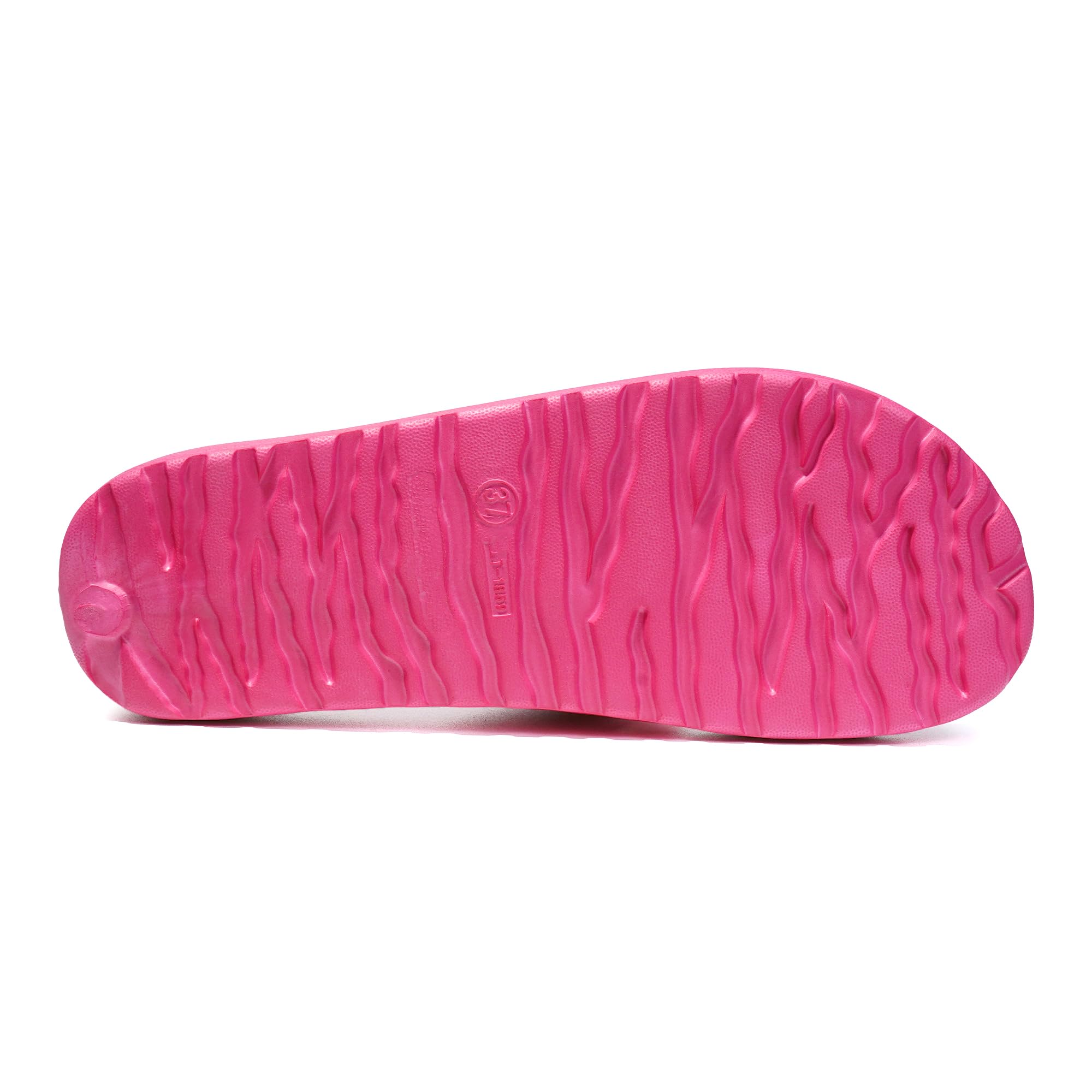 JOMIX Chanclas Mujer Verano con Plataforma Chanclas Playa Mujer Suaves Piscina Mar Ducha Baño