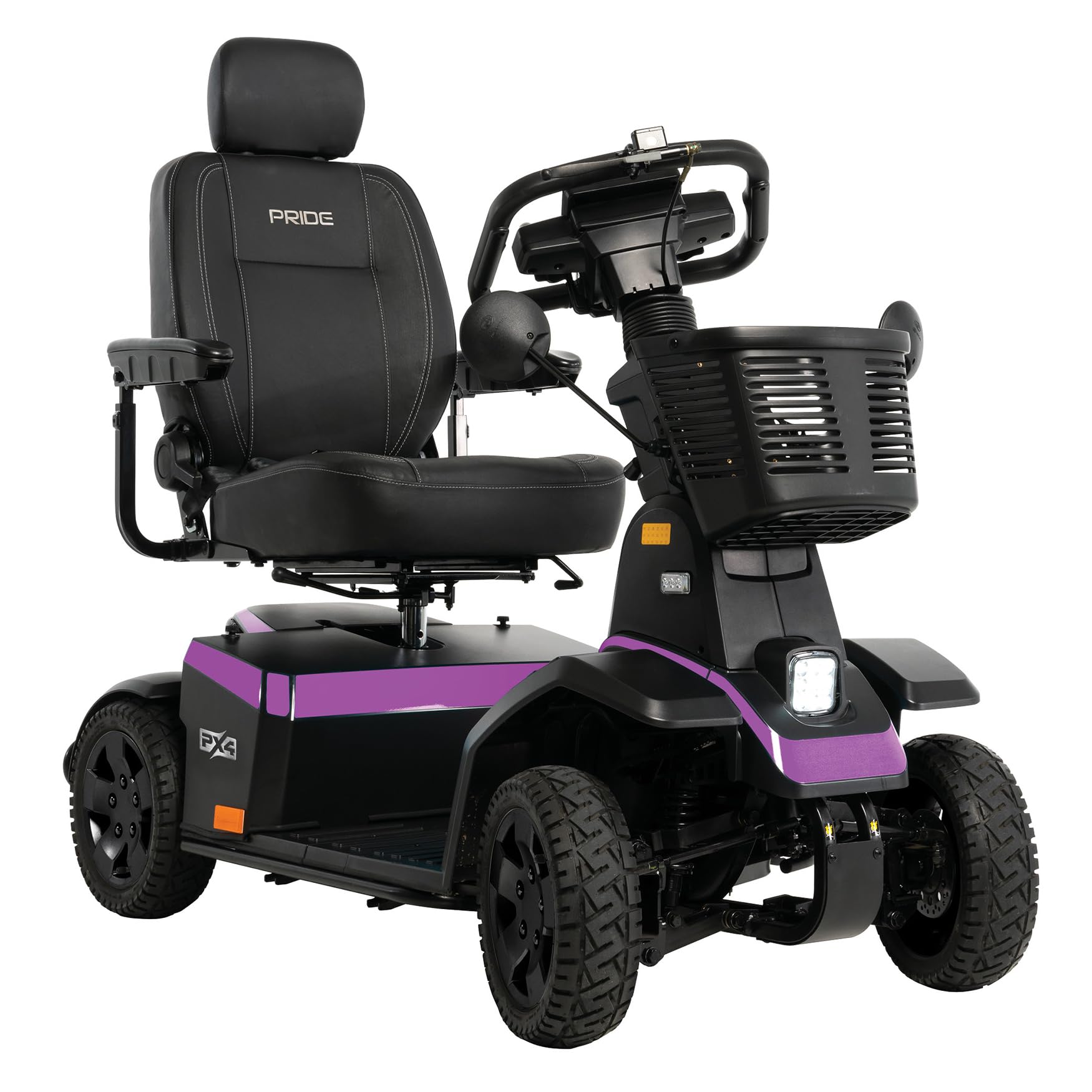 Pride Mobility PX4 500 LB. Weight Capacity Super Heavy Duty Mobility Scooter (22 x 20-22 Seat, Dark Violet)