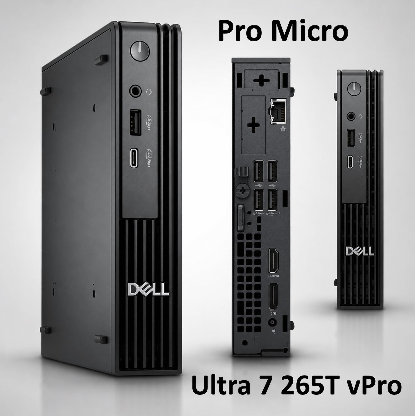 Amazon.com: Dell Pro Micro QCM1250 AI Business Desktop, Ultra 7