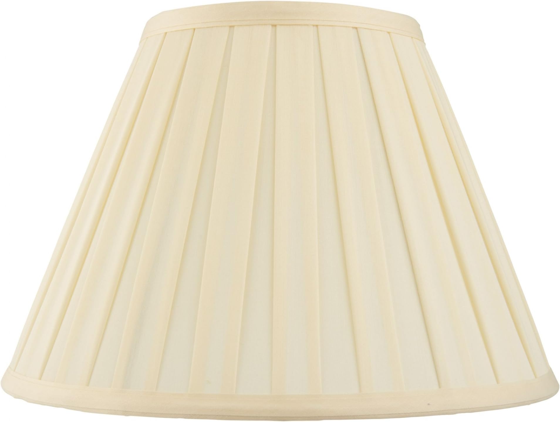 CARLA-12" Cream Pleated Empire Lamp Shade
