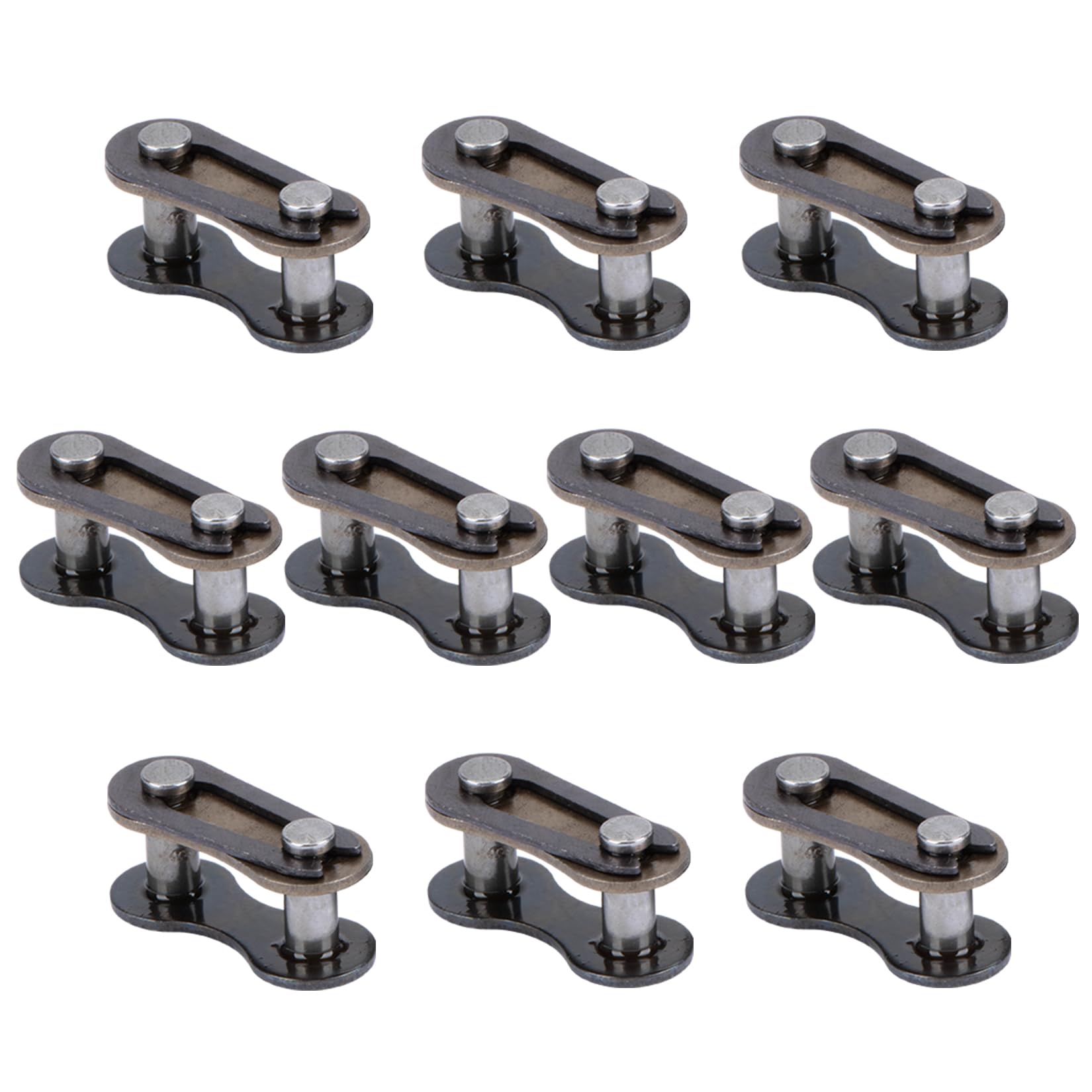 Bike Chain Master Link - PSLER Single Speed Bicycle Chain Link Missing Link Connectors Bike Chain Repair Accessories 10 Pieces Black