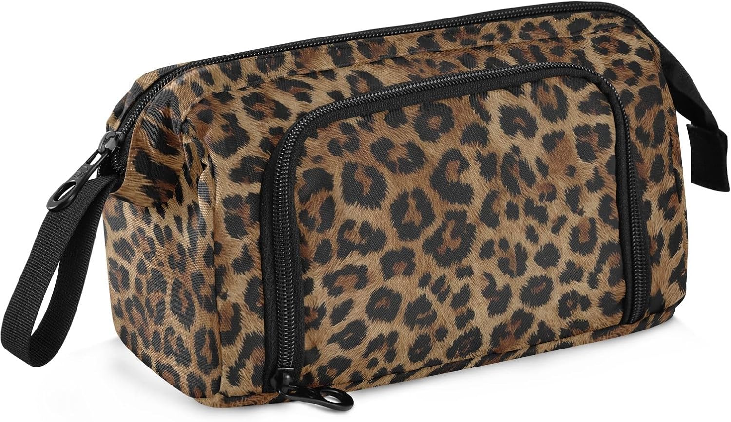 Bolaz Cheetah Leopard Print Animal Large Capacity Pencil Case Pen Bag Zipper Pencil Pouch Big Aesthetic organizer Back to School Supplies