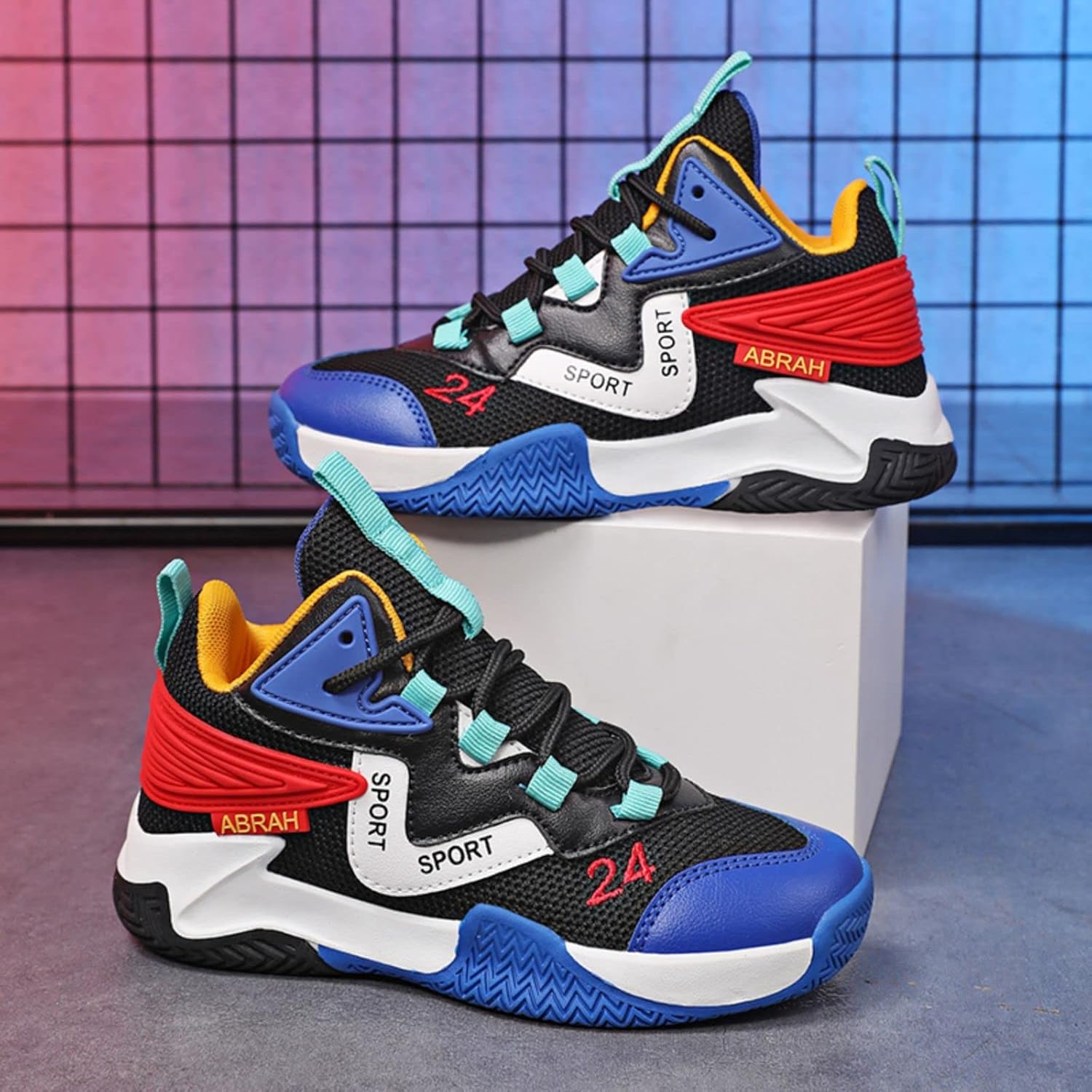 Anti Slip and wear-Resistant Sports Children's Basketball Shoes