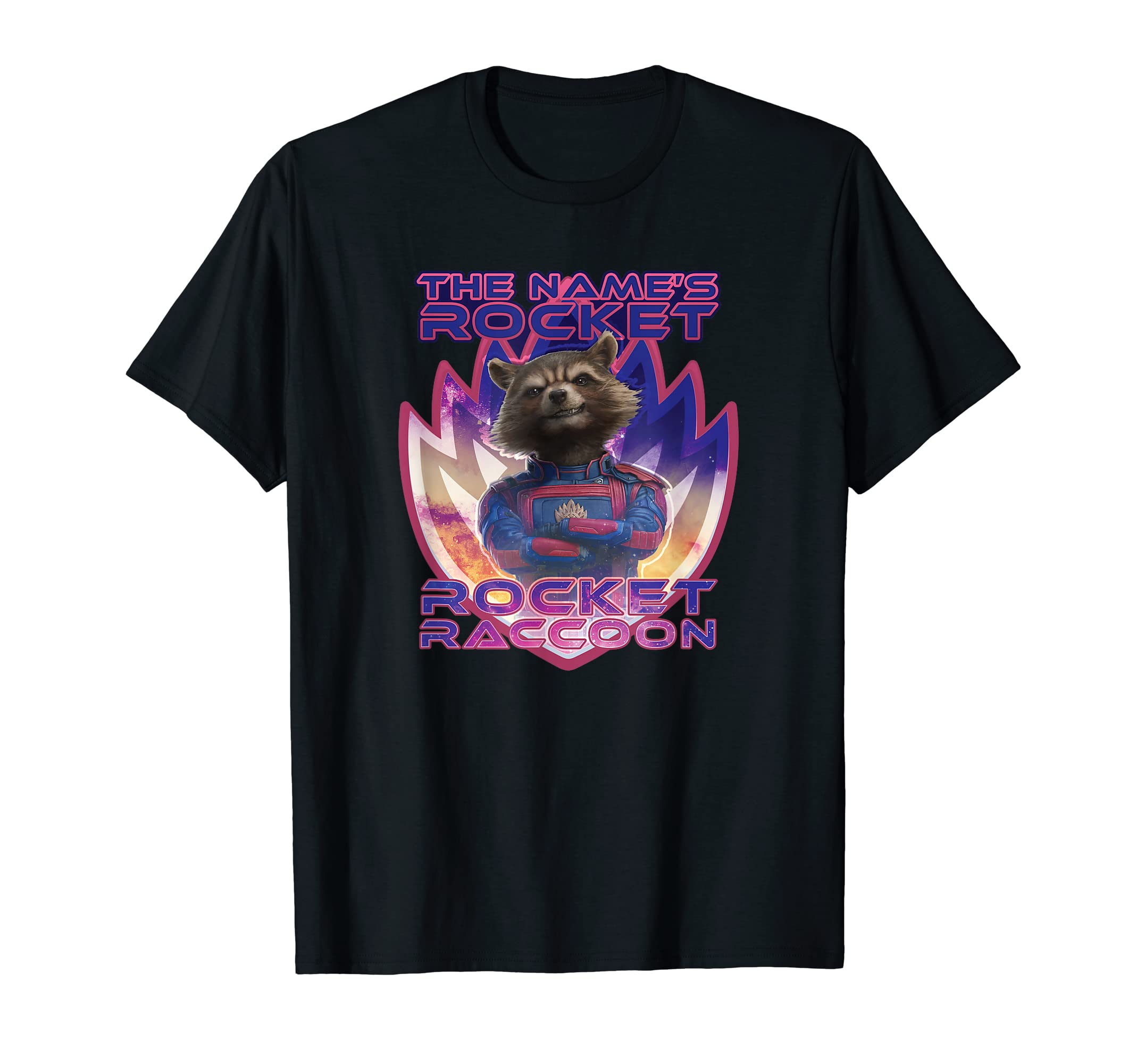 Marvel Guardians of the Galaxy 3 The Name’s Rocket Raccoon T-Shirt