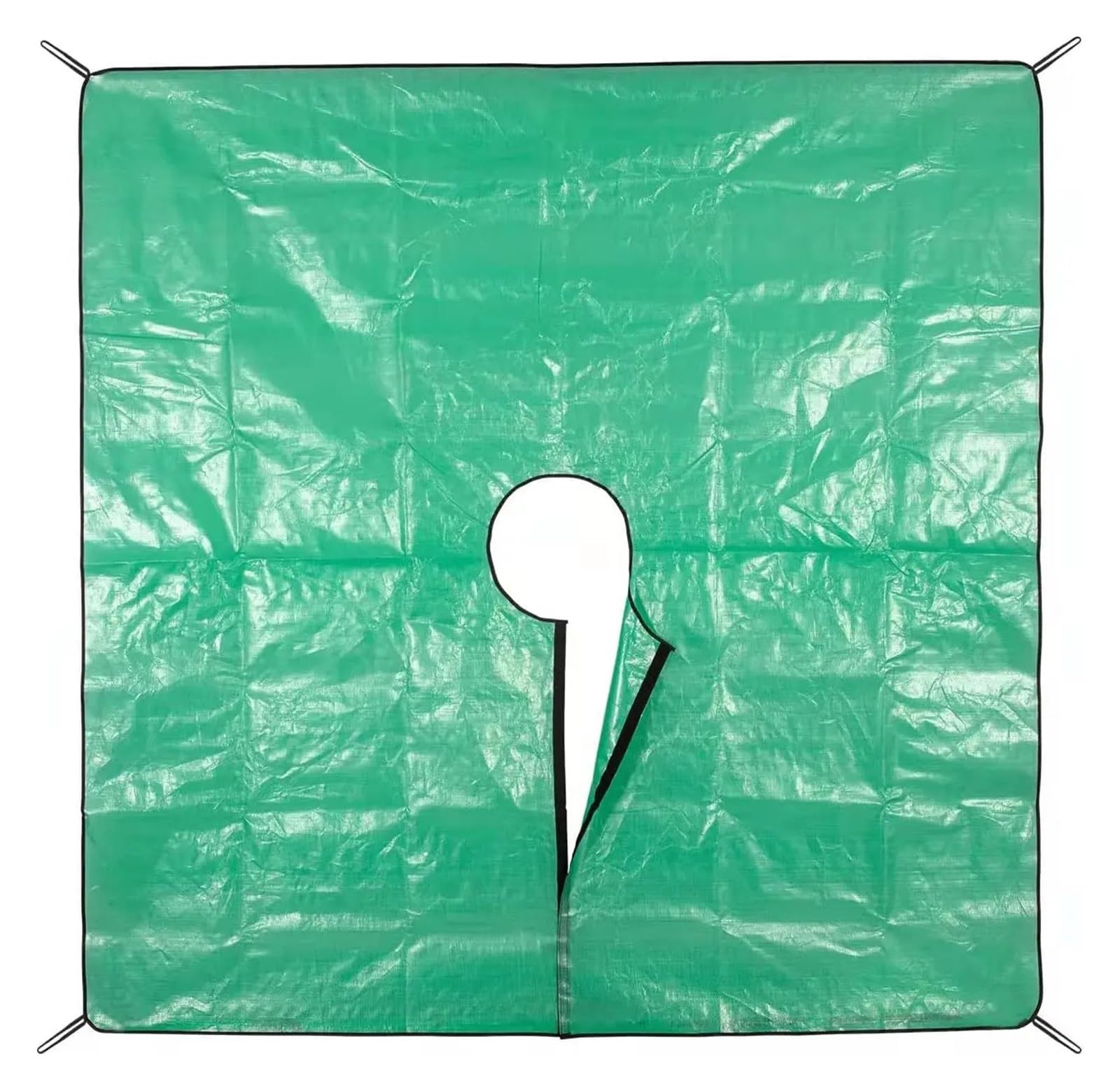 Landscape Pruning Tarp Pruning Tarp 78.7x78.7in With Center Hole, Heavy Duty Waterproof Tarpaulin For Landscape Trimming