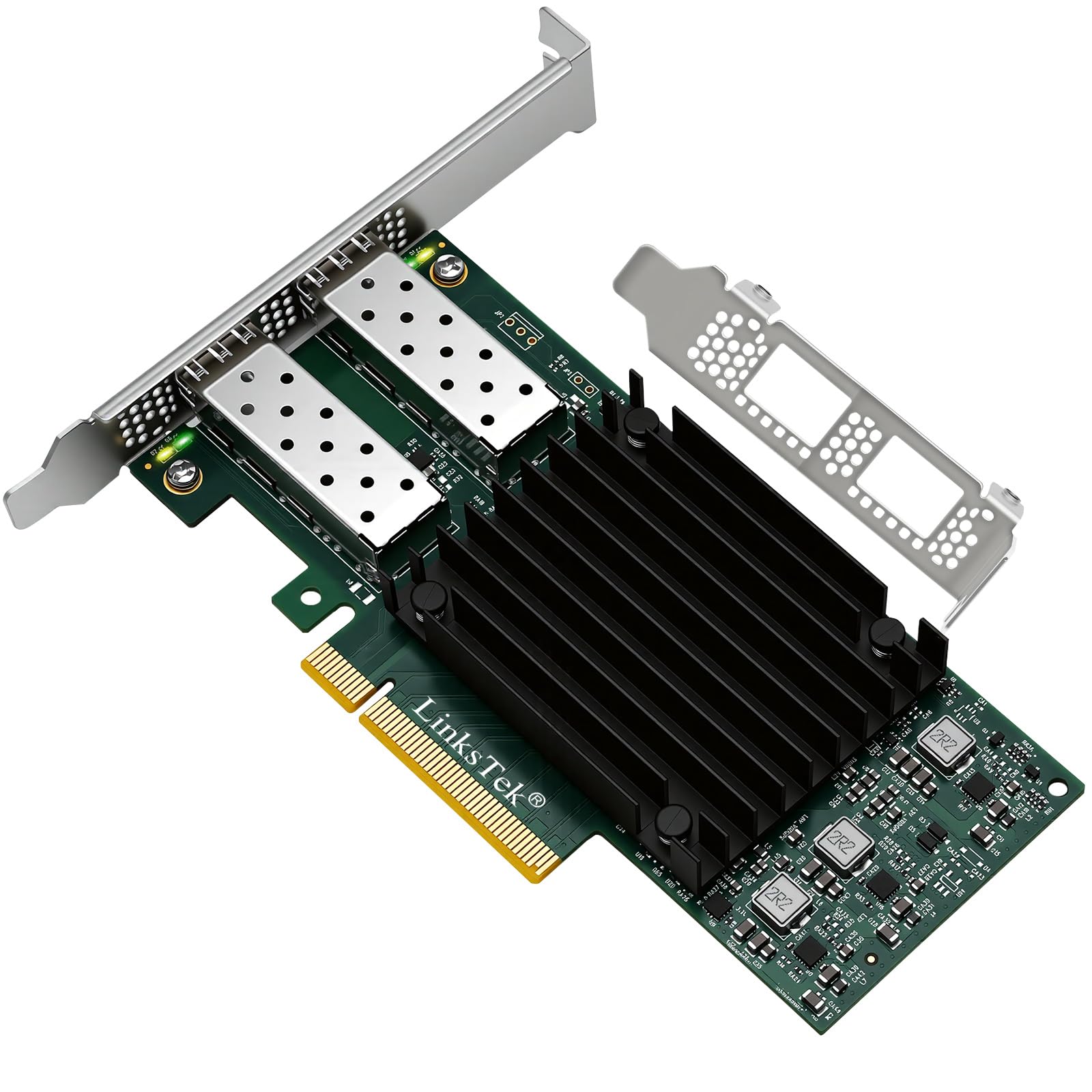 Adattatore Ethernet RDMA intelligente con porte in fibra SFP28 Dual 25GbE per server di virtualizzazione e archiviazione, controller Ethernet Mellanox ConnectX-4 Lx EN MT27711A0, 2X 25GbE PCIE 3.0 X8