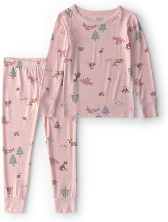 Carters Baby Girls Purelysoft Long-sleeve 2-piece Pajamas